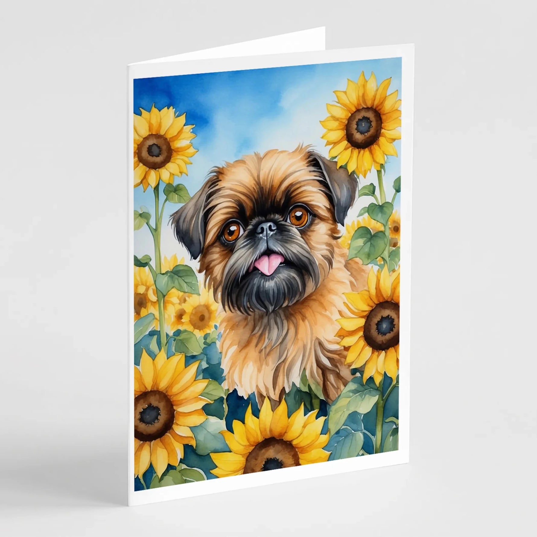 In Sunflowers Greeting Cards - Size: 5X7 | Pack Of: 1 | Collection name: In sunflowers-AMAZON FACTORY