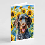 In Sunflowers Greeting Cards - Size: 5X7 | Pack Of: 1 | Collection name: In sunflowers-AMAZON FACTORY