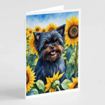 In Sunflowers Greeting Cards - Size: 5X7 | Pack Of: 1 | Collection name: In sunflowers-AMAZON FACTORY