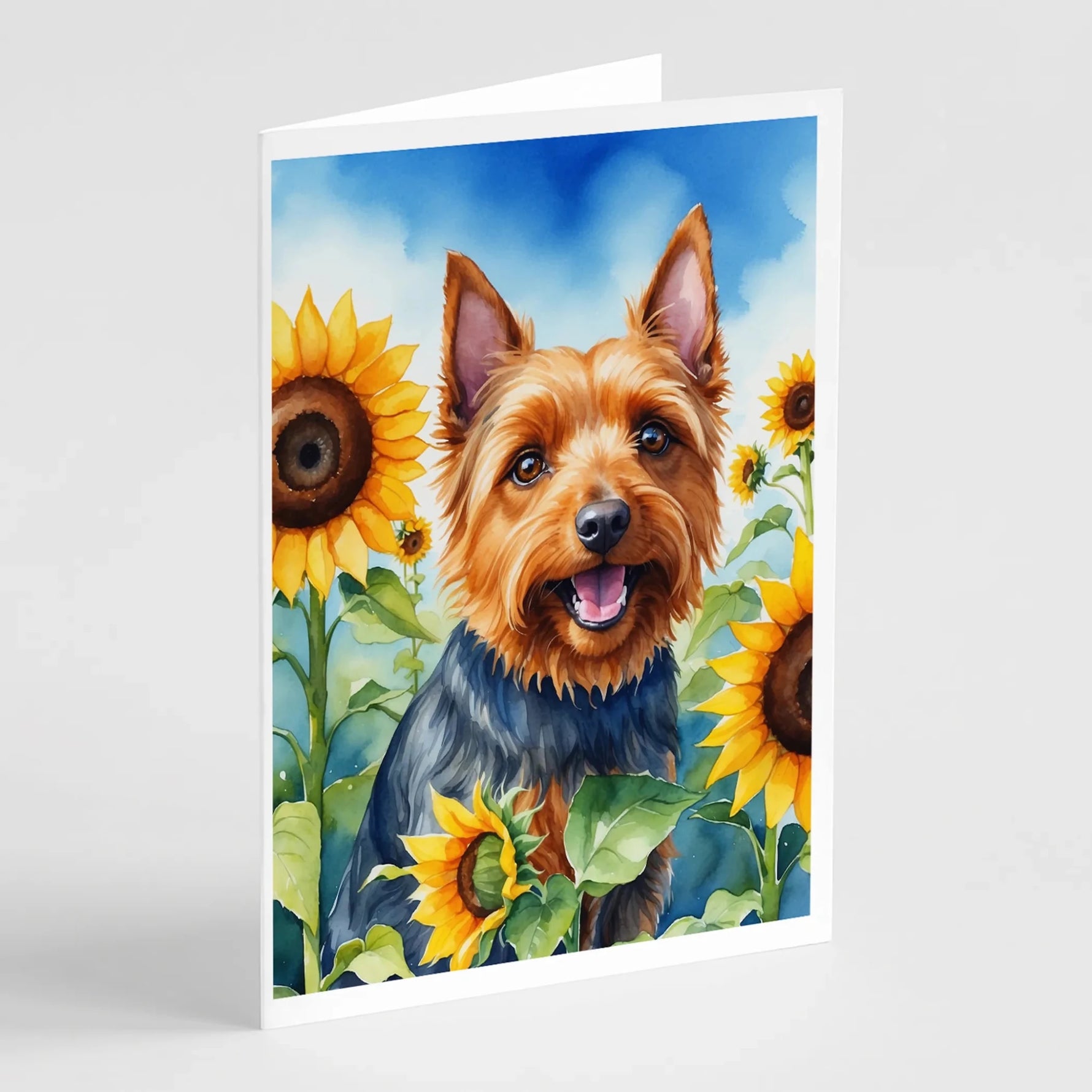 In Sunflowers Greeting Cards - Size: 5X7 | Pack Of: 1 | Collection name: In sunflowers-AMAZON FACTORY
