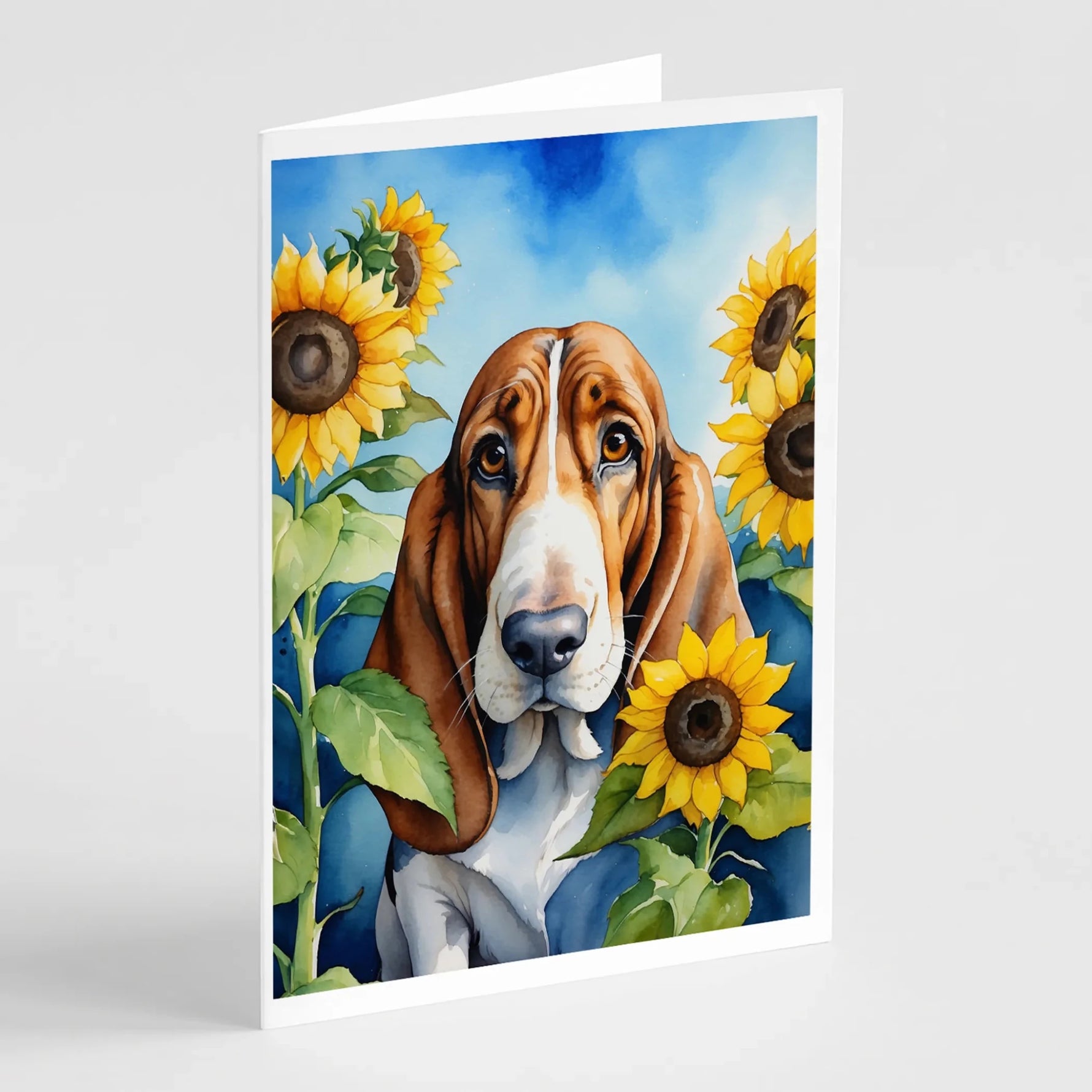 In Sunflowers Greeting Cards - Size: 5X7 | Pack Of: 1 | Collection name: In sunflowers-AMAZON FACTORY