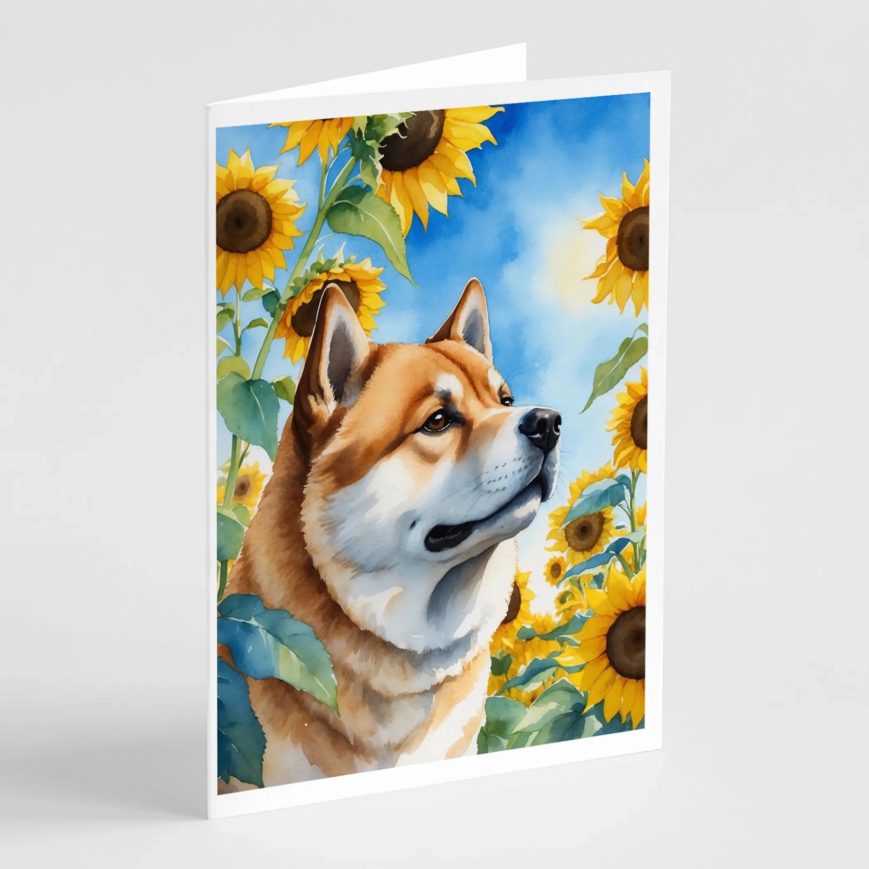 In Sunflowers Greeting Cards - Size: 5X7 | Pack Of: 1 | Collection name: In sunflowers-AMAZON FACTORY