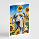 In Sunflowers Greeting Cards - Size: 5X7 | Pack Of: 1 | Collection name: In sunflowers-AMAZON FACTORY