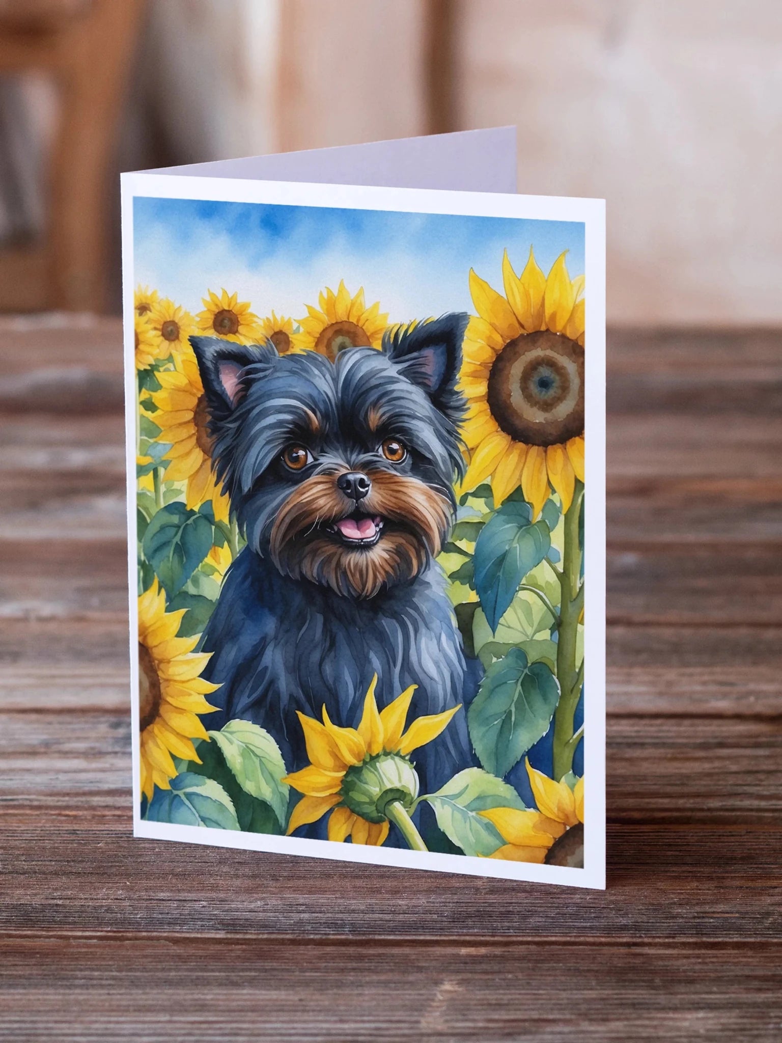 In Sunflowers Greeting Cards - Size: 5X7 | Pack Of: 1 | Collection name: In sunflowers-AMAZON FACTORY