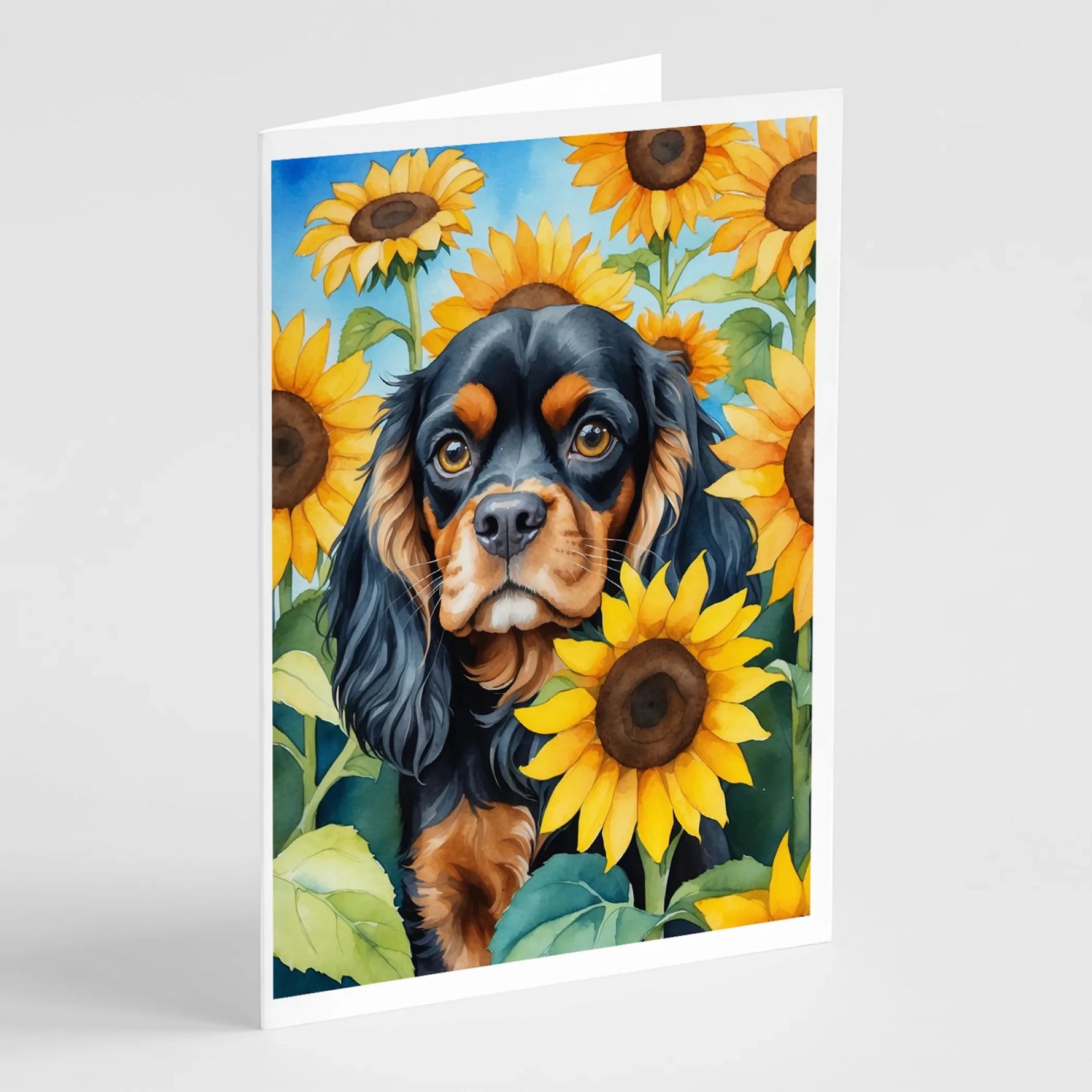 In Sunflowers Greeting Cards - Size: 5X7 | Pack Of: 1 | Collection name: In sunflowers-AMAZON FACTORY