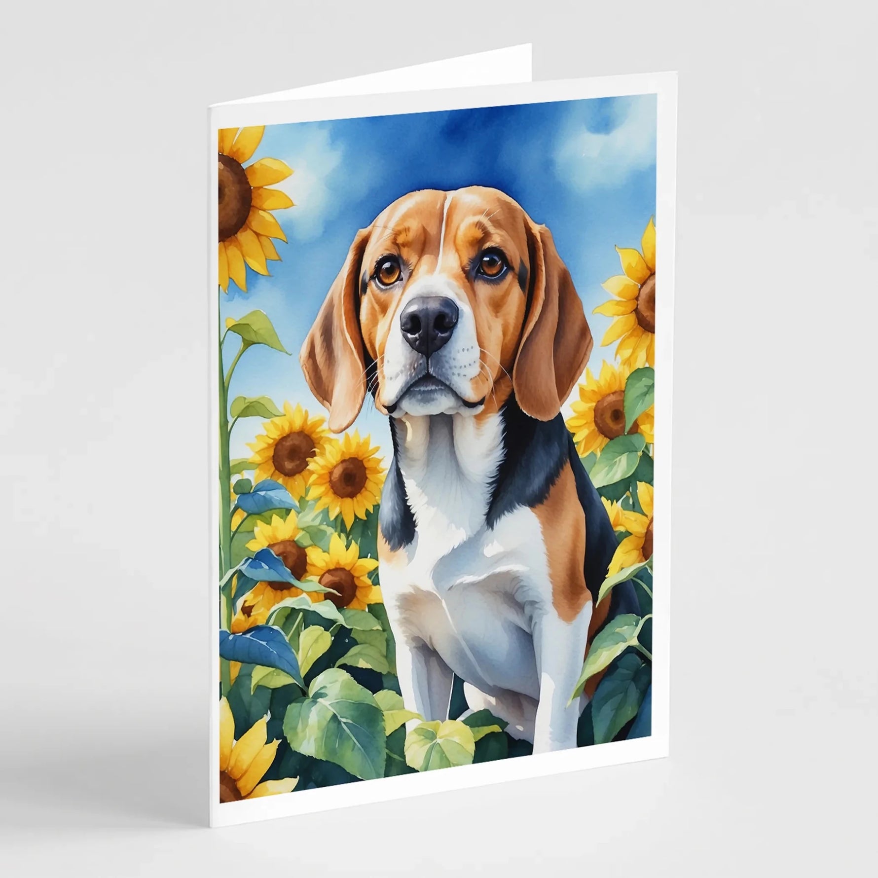 In Sunflowers Greeting Cards - Size: 5X7 | Pack Of: 1 | Collection name: In sunflowers-AMAZON FACTORY