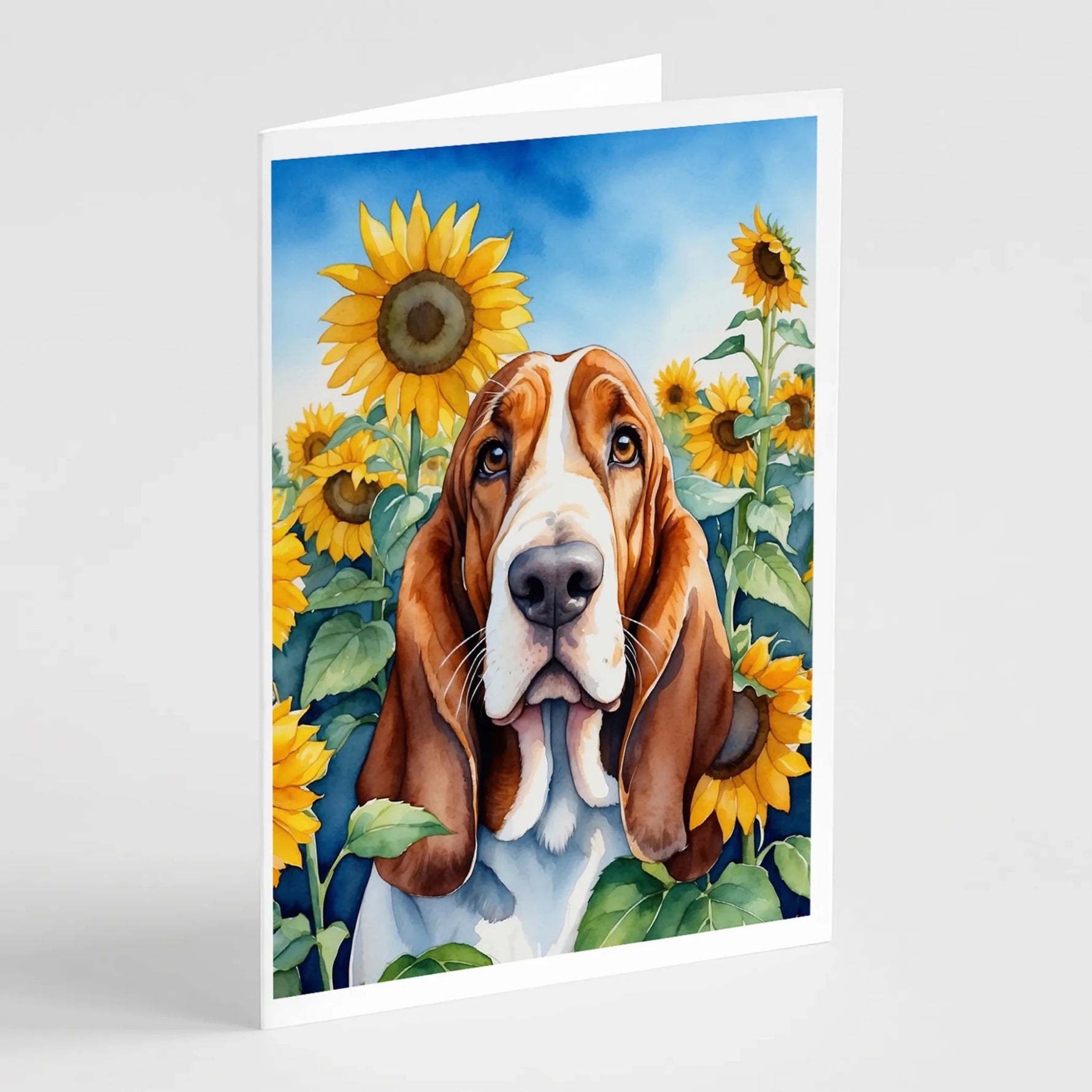 In Sunflowers Greeting Cards - Size: 5X7 | Pack Of: 1 | Collection name: In sunflowers-AMAZON FACTORY