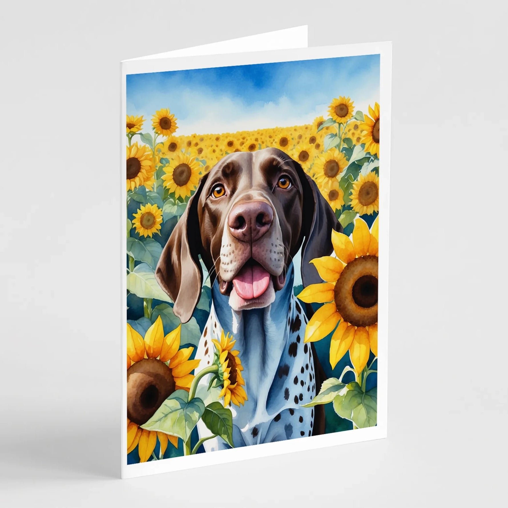 In Sunflowers Greeting Cards - Size: 5X7 | Pack Of: 1 | Collection name: In sunflowers-AMAZON FACTORY