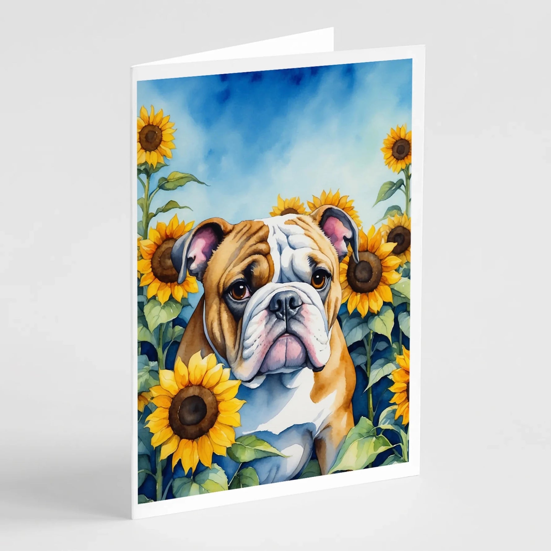 In Sunflowers Greeting Cards - Size: 5X7 | Pack Of: 1 | Collection name: In sunflowers-AMAZON FACTORY