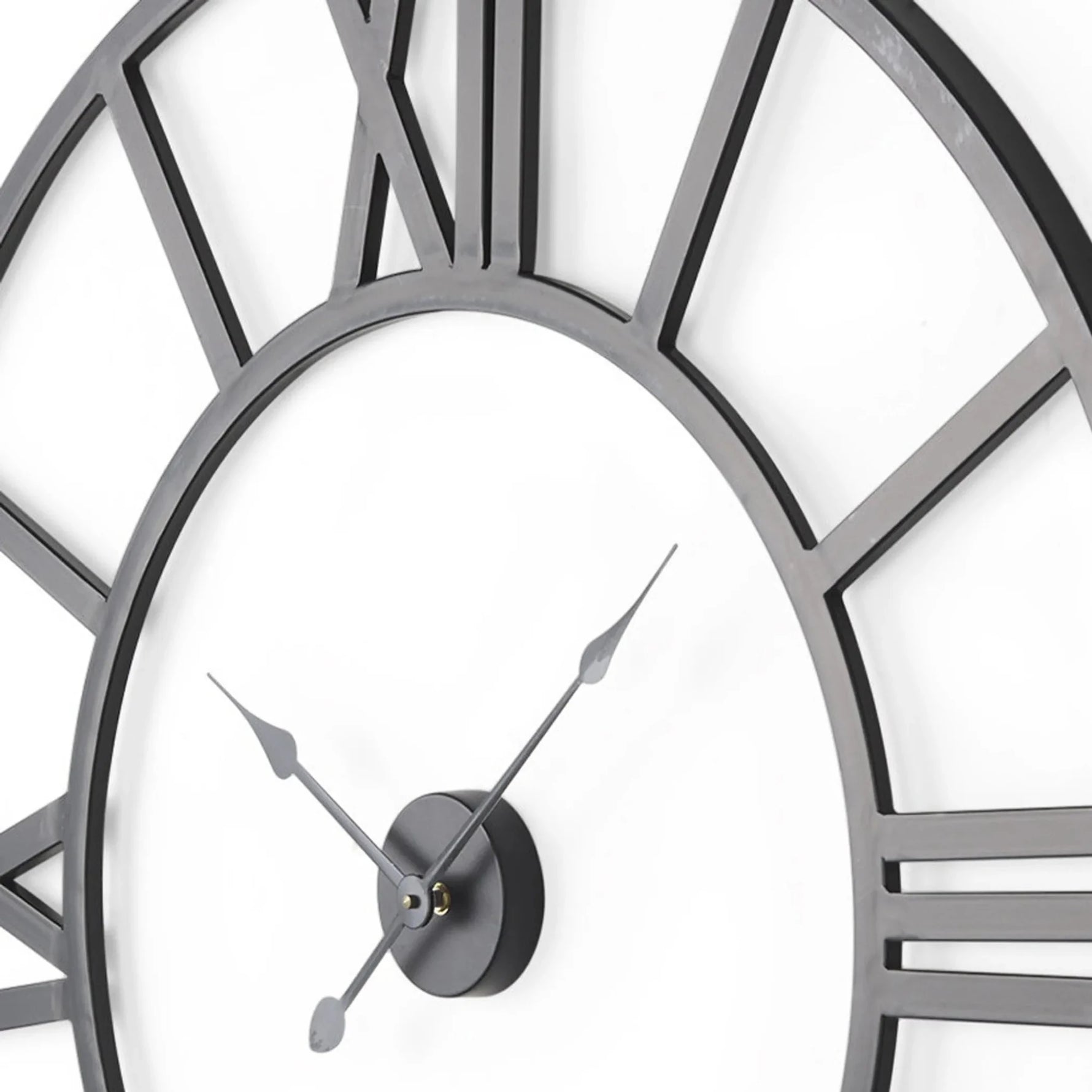 Iron Analog Round Wall Clock-AMAZON FACTORY
