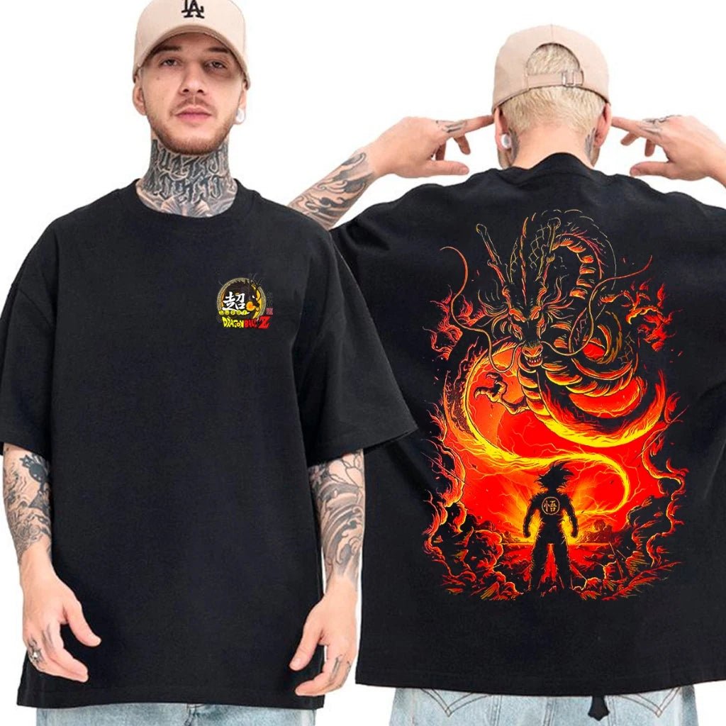 Japanese Anime Dragon Ball Super Men Women Summer T-shirt Leisure Sport Fitness Loose Oversized Comfortable Cotton Short Sleeves-AMAZON FACTORY