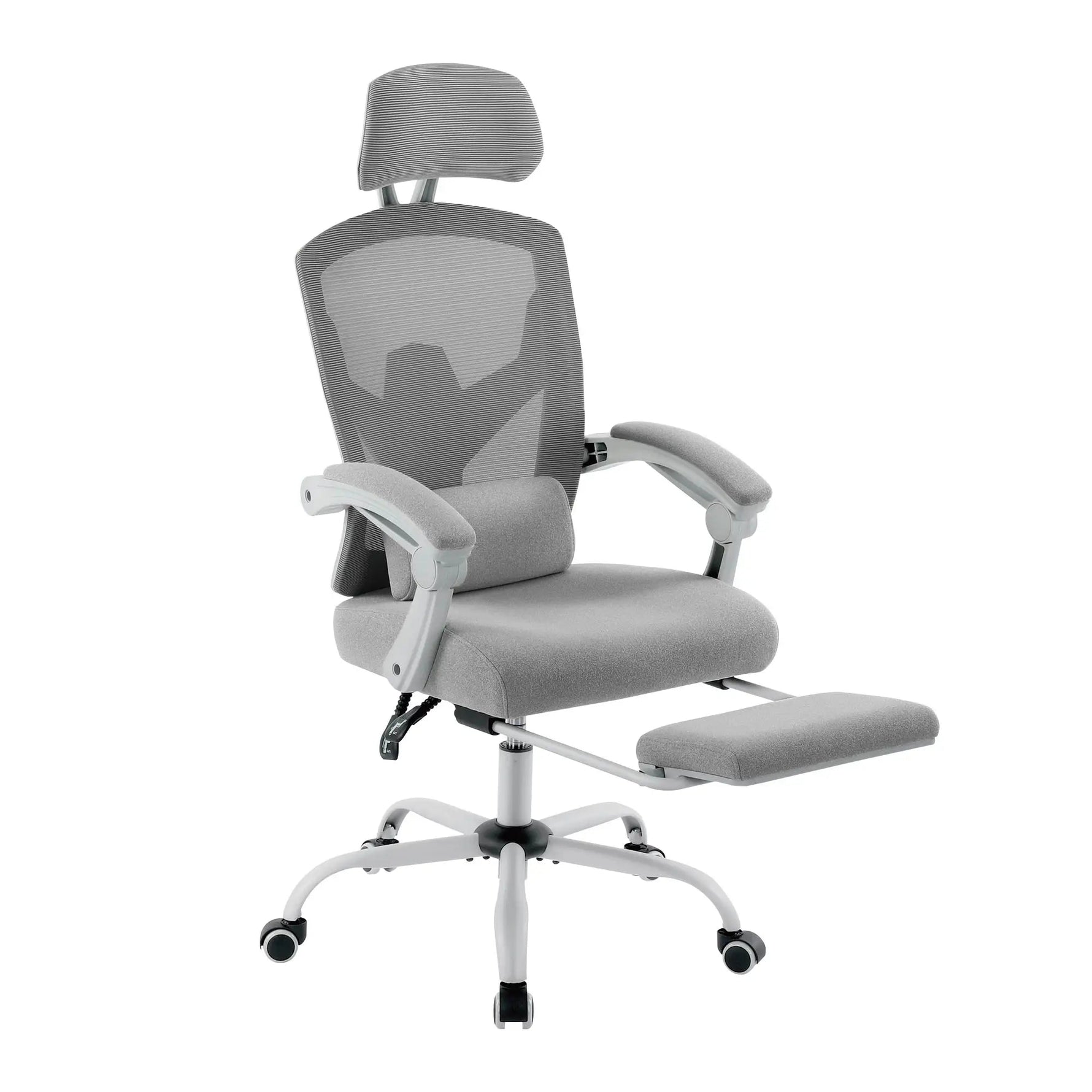 JHK Ergonomic Reclining High Back Mesh Living Room Rocking Gaming Chair Computer Desk Swivel Rolling Lumbar Support Pillow-AMAZON FACTORY