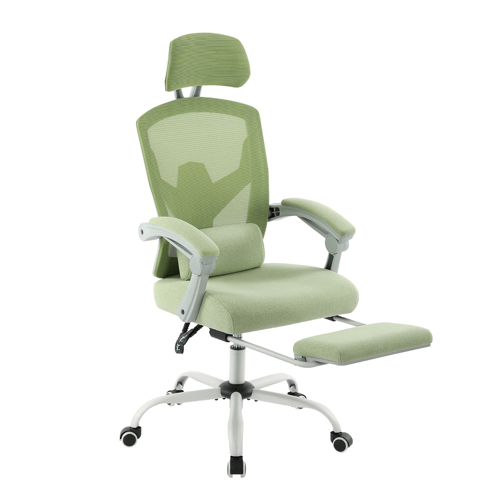 JHK Ergonomic Reclining High Back Mesh Living Room Rocking Gaming Chair Computer Desk Swivel Rolling Lumbar Support Pillow-AMAZON FACTORY