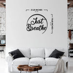 Just Breathe Metal Wall Art-AMAZON FACTORY