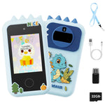Kids Toy Smartphone Dual Camera Phone Touchscreen Learning Toy-AMAZON FACTORY