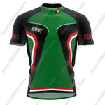 Kuwait National Team 2025 Cycling Jersey Set Summer Bicycle Clothing Road Bike Shirts Suit Bicycle Bib Shorts MTB Ropa Maillot-AMAZON FACTORY