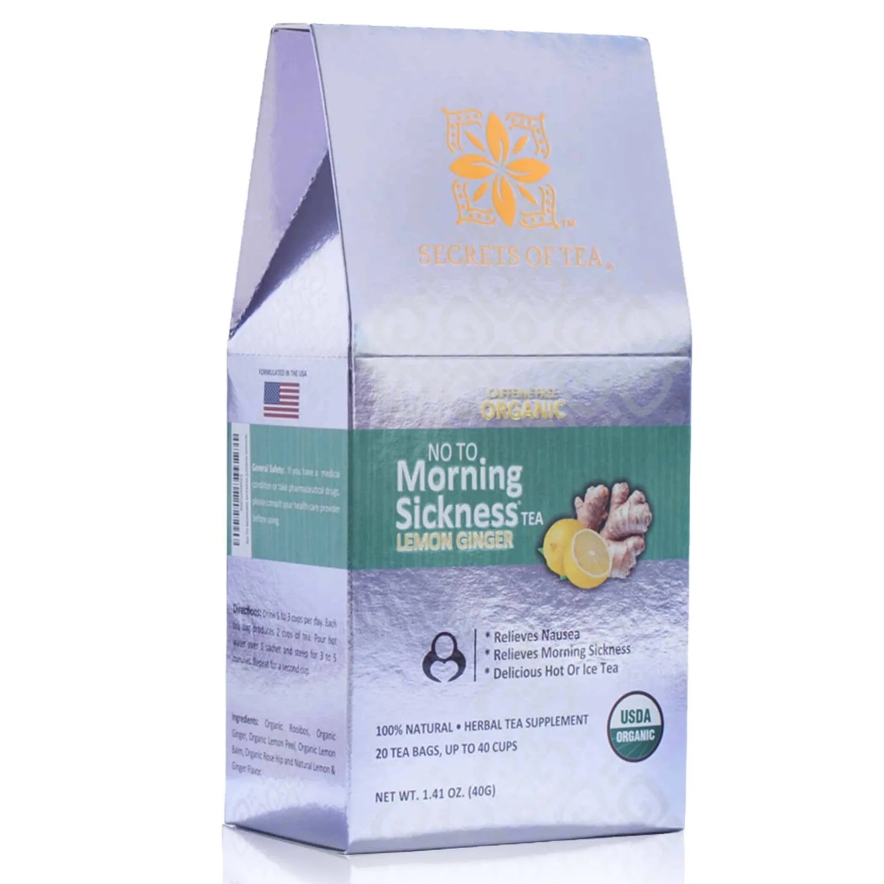Lemon Ginger Herbal Tea Blend: 40 Cups-AMAZON FACTORY