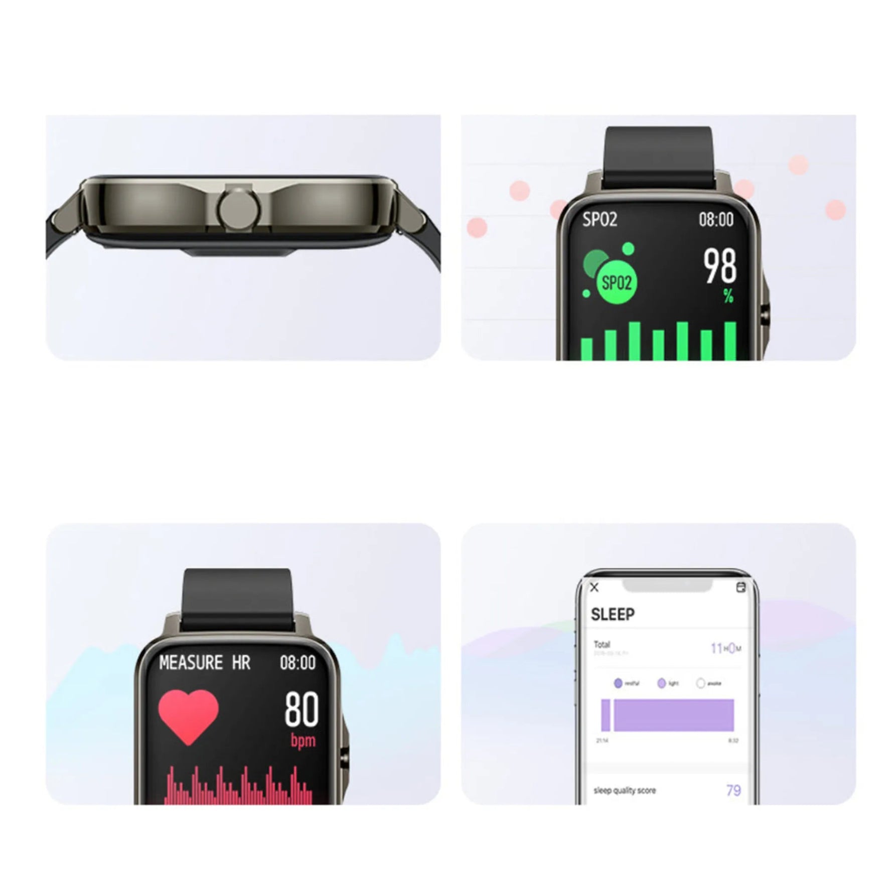 Lifestyle Smart Watch Heart Health Monitor And More - AMAZON FACTORY