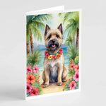 Luau Party Greeting Cards - Size: 5X7 | Pack Of: 8 | Collection name: Luau party-AMAZON FACTORY