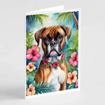 Luau Party Greeting Cards - Size: 5X7 | Pack Of: 8 | Collection name: Luau party-AMAZON FACTORY