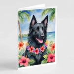 Luau Party Greeting Cards - Size: 5X7 | Pack Of: 8 | Collection name: Luau party-AMAZON FACTORY