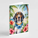 Luau Party Greeting Cards - Size: 5X7 | Pack Of: 8 | Collection name: Luau party-AMAZON FACTORY