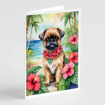 Luau Party Greeting Cards - Size: 5X7 | Pack Of: 8 | Collection name: Luau party-AMAZON FACTORY