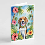 Luau Party Greeting Cards - Size: 5X7 | Pack Of: 8 | Collection name: Luau party-AMAZON FACTORY