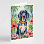 Luau Party Greeting Cards - Size: 5X7 | Pack Of: 8 | Collection name: Luau party-AMAZON FACTORY