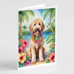 Luau Party Greeting Cards - Size: 5X7 | Pack Of: 8 | Collection name: Luau party-AMAZON FACTORY