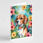Luau Party Greeting Cards - Size: 5X7 | Pack Of: 8 | Collection name: Luau party-AMAZON FACTORY