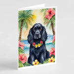 Luau Party Greeting Cards - Size: 5X7 | Pack Of: 8 | Collection name: Luau party-AMAZON FACTORY