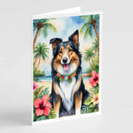 Luau Party Greeting Cards - Size: 5X7 | Pack Of: 8 | Collection name: Luau party-AMAZON FACTORY