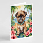 Luau Party Greeting Cards - Size: 5X7 | Pack Of: 8 | Collection name: Luau party-AMAZON FACTORY