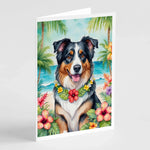 Luau Party Greeting Cards - Size: 5X7 | Pack Of: 8 | Collection name: Luau party-AMAZON FACTORY