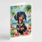 Luau Party Greeting Cards - Size: 5X7 | Pack Of: 8 | Collection name: Luau party-AMAZON FACTORY