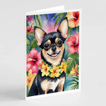Luau Party Greeting Cards - Size: 5X7 | Pack Of: 8 | Collection name: Luau party-AMAZON FACTORY