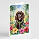 Luau Party Greeting Cards - Size: 5X7 | Pack Of: 8 | Collection name: Luau party-AMAZON FACTORY
