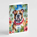 Luau Party Greeting Cards - Size: 5X7 | Pack Of: 8 | Collection name: Luau party-AMAZON FACTORY