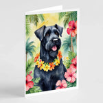 Luau Party Greeting Cards - Size: 5X7 | Pack Of: 8 | Collection name: Luau party-AMAZON FACTORY
