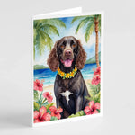 Luau Party Greeting Cards - Size: 5X7 | Pack Of: 8 | Collection name: Luau party-AMAZON FACTORY
