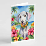 Luau Party Greeting Cards - Size: 5X7 | Pack Of: 8 | Collection name: Luau party-AMAZON FACTORY