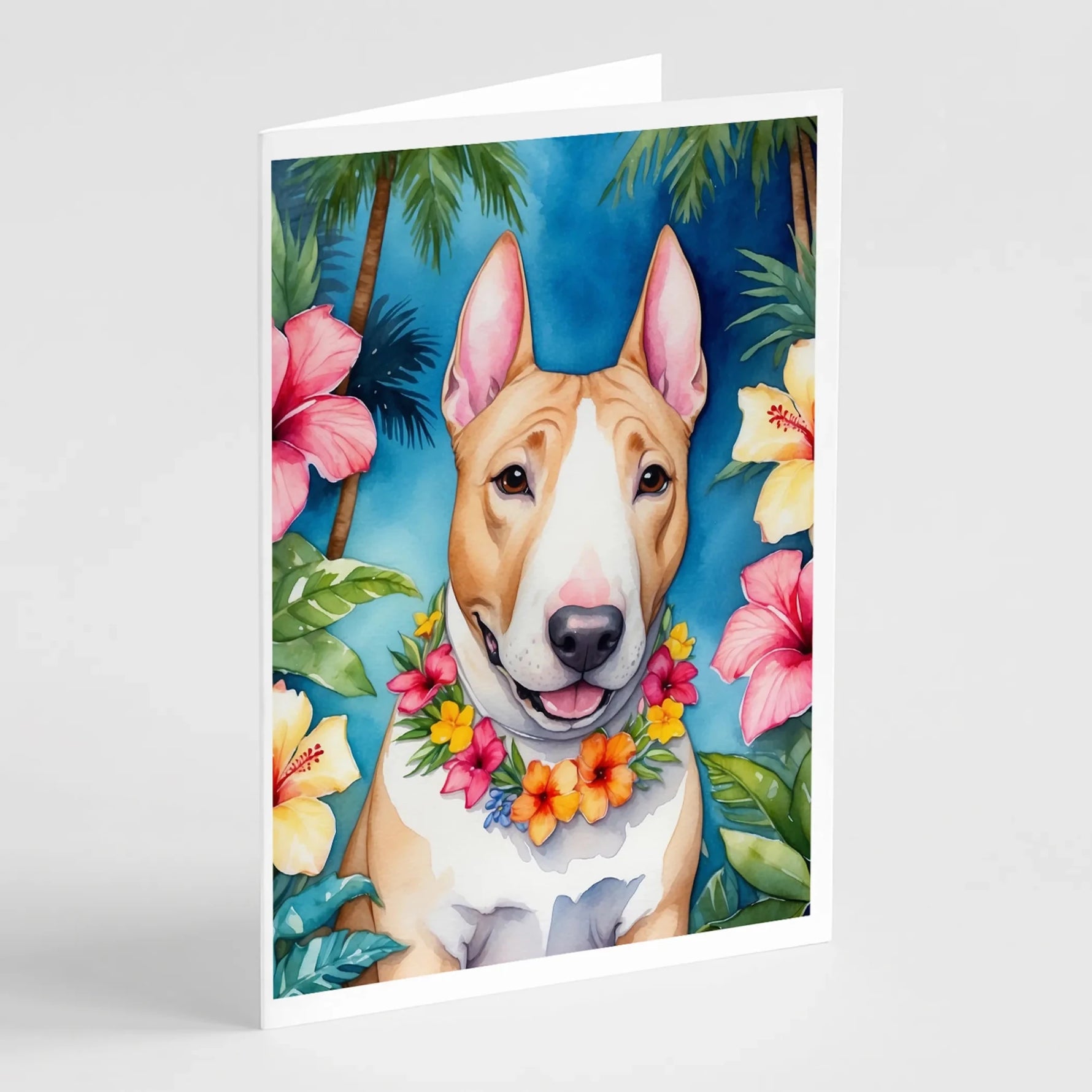 Luau Party Greeting Cards - Size: 5X7 | Pack Of: 8 | Collection name: Luau party-AMAZON FACTORY