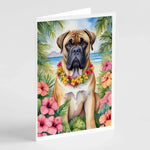 Luau Party Greeting Cards - Size: 5X7 | Pack Of: 8 | Collection name: Luau party-AMAZON FACTORY