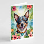 Luau Party Greeting Cards - Size: 5X7 | Pack Of: 8 | Collection name: Luau party-AMAZON FACTORY