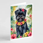 Luau Party Greeting Cards - Size: 5X7 | Pack Of: 8 | Collection name: Luau party-AMAZON FACTORY