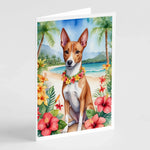 Luau Party Greeting Cards - Size: 5X7 | Pack Of: 8 | Collection name: Luau party-AMAZON FACTORY