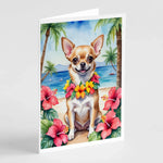 Luau Party Greeting Cards - Size: 5X7 | Pack Of: 8 | Collection name: Luau party-AMAZON FACTORY