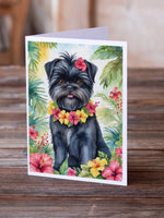 Luau Party Greeting Cards - Size: 5X7 | Pack Of: 8 | Collection name: Luau party-AMAZON FACTORY