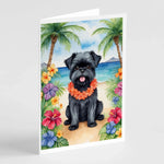 Luau Party Greeting Cards - Size: 5X7 | Pack Of: 8 | Collection name: Luau party-AMAZON FACTORY